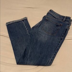 DL1961 Blue Ankle Cropped Jeans with Vintage Look